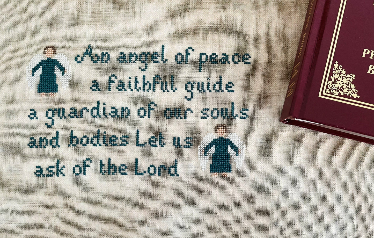 Guardian Angel Cross Stitch Pattern Digital Download