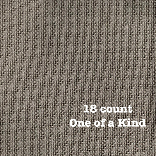 18 Count One of a Kind (DMC 3790) 18" x 21” Fat Quarter or Half