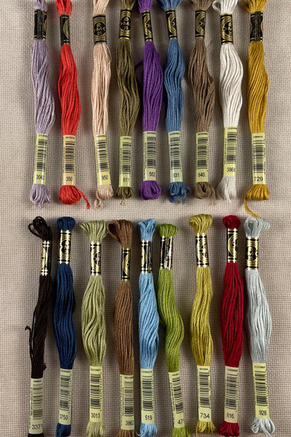 36 count Cecilia Sampler Cut™ 24" x 27"