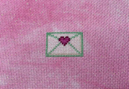 28 Count Pink Opalescent 14" x 17"