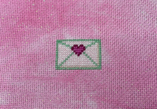 28 Count Pink Opalescent 14" x 17"