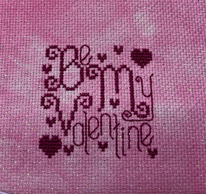 28 Count Pink Opalescent 14" x 17"