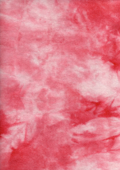 Hand Dyed Hibiscus Wool Fat Eighth or Quarter